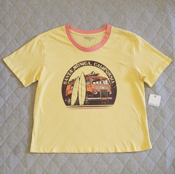 Rebellious One Tops - Rebellious One "Santa Monica California"🌴 Tee